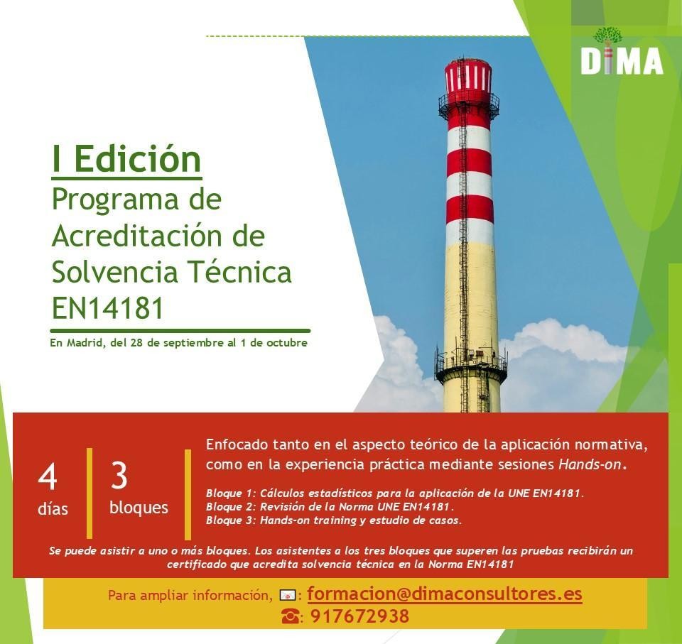 1ª Edición: Programa de Acreditación de Solvencia Técnica UNE-EN14181